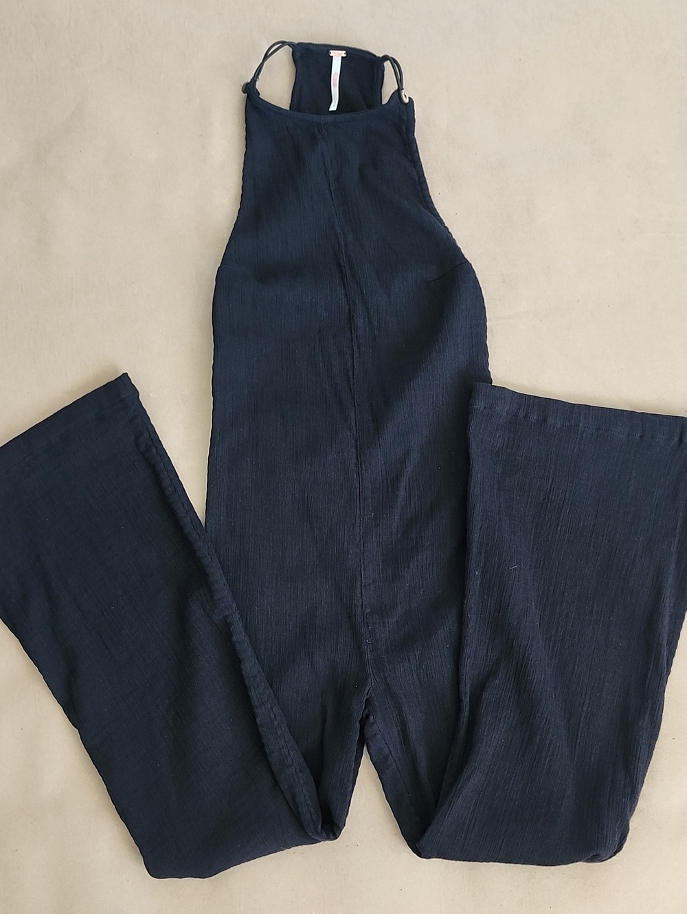 FREE PEOPLE Women’s Black Halter Jumpsuit